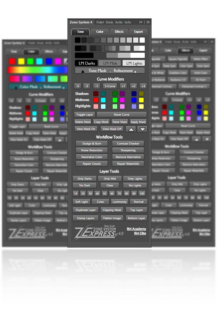 Zone System Express Panels