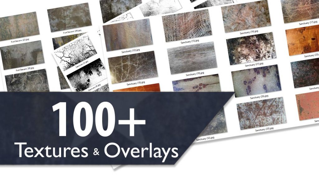 100+ Textures and Overlays