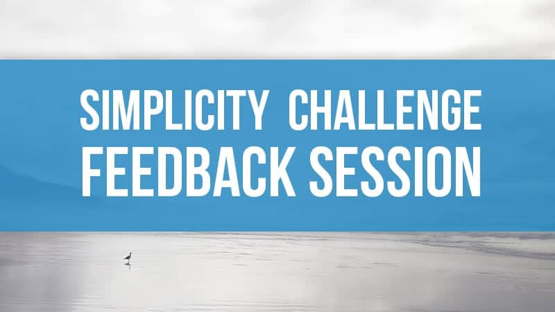 Simplicity Challenge Feedback