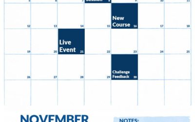 November 2017 Calendar of Events on Elite