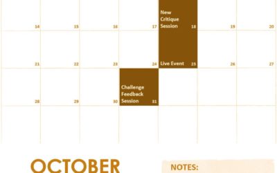 October Schedule of Events on f.64 Elite