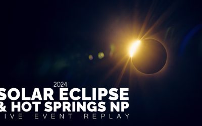 Solar Eclipse and Hot Springs NP